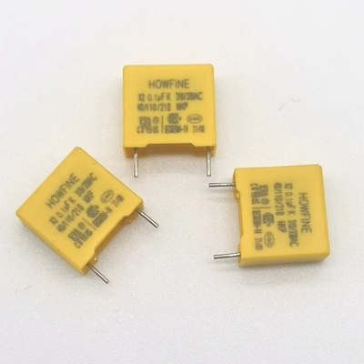 Resistansi-kapasitor, pengurangan tegangan kapasitor 0.1uF/275V/310V ukuran kecil