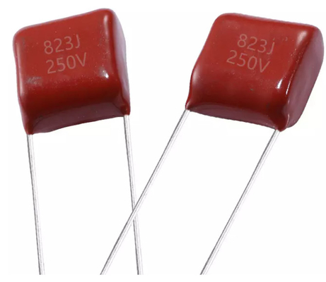 Pitch 10mm Stabil Metallized Polyester Film Capacitor Serbaguna