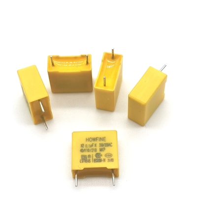 Resistansi-kapasitor, pengurangan tegangan kapasitor 0.1uF/275V/310V ukuran kecil