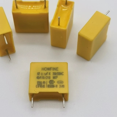 Resistansi-kapasitor, pengurangan tegangan kapasitor 0.1uF/275V/310V ukuran kecil