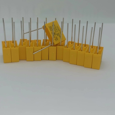 Polypropylene film anti-jamming capacitor 103K/310V P15mm untuk LED