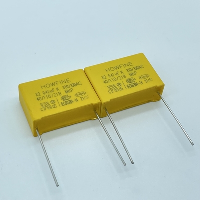 Stable Box Type Metalized Film Capacitor Anti korosi MKP X2