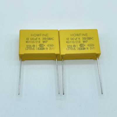 Stable Box Type Metalized Film Capacitor Anti korosi MKP X2