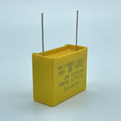 UL 2.5uF Metallized Polypropylene Capacitor, Kapasitor Film Plastik Bukti Tegangan