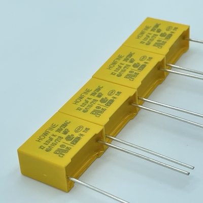 Bahan PP Tahan Panas X2 Safety Capacitor 0.22uF Tahan Korosi