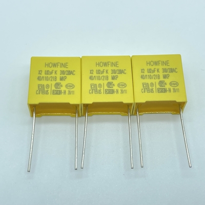 MKP 0.82uF X2 Safety Capacitor Solvent Resistant Epoxy Resin