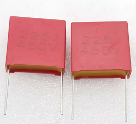 2.2uF PBT BOX Metallized Polypropylene Film Capacitor Fire Retardant